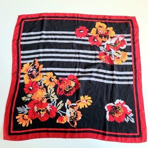 vintage square scarf.